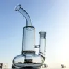 Water Glass Bong Tornado Perc Oil Dab Rigs Green Perc With Ceramic Domeless Nail Carb Cap 18mm Female Joint With Bowl Water Pipes WP146