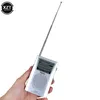 BC-R60 Pocket Radio Antenna Mini AM/FM 2-band radiovärldsmottagare med högtalaren 3,5 mm hörlursuttagbar bärbar