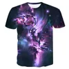 Мужские футболки для мужчин футболка летняя мода с коротким рукавом 2021 Вселенная 3D-печать топ S-4XL1