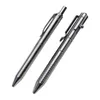 Solid Titanium Alloy Gel Ink Pen Vintage Bolt Action Writing Tool Stationeries Y200709