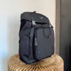 43cm Luxury Man Backpack bags Black Recycled Nylon Fashion Handbags Girls Sport Outdoor Travel Bag Woman men handbag