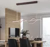 Gleam Length 1000mm Dimmable RC Modern Led Pendant Lights For Dining Room Kitchen Room Bar Hanging Pendant Lamp Fixtures