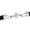Bandes de montre Qualité Silicone Watchbands 21mm Sangle en caoutchouc noir pour la série Aquaneut 5164A5167A-001