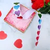 Kırmızı Kalp Şekli Etiketleri Sevgililer Günü Kağıt Ambalaj Sticker Şeker Dragee Çanta Hediye Kutusu Ambalaj Çantası Düğün I inç 2.5 cm 500 adet / rulo HH22-01