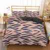 Homesky Luxury Leopard Skriv ut Sängkläder Duvet Cover Twin Full Queen King Size Bed Cover Soft Companer Linne sängkläder 201113