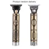 USB Rechargeable Powerful Clipper Beard Electric Hairdresser Razor Barbershop Cordless Close to 0mm T Head Men Haircut Tools 220216