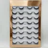 Doğal Curling Sahte 16 çiftleri Set Kalın Yumuşak Yeniden kullanılabilir El yapımı Yanlış Eyelashes Uzantıları 8 Modelleri DHL Ücretsiz Göz Lashes Makyaj Kirpikler