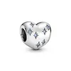 Najwyższej jakości 925 Sterling Silver Beads Love Heart Cyrkon Gemstone Kobiety DIY Dokonywanie Biżuterii Fit Pandora Bransoletka Bransoletka