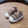 Spring Infant Toddler Buty Dziewczynek Chłopcy Płótno Miękki Dolny Non-Slip Outdoor Dzieci Dorywczo Dzieci Sneakers 220115