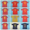 المنتخب الوطني 1994 1996 1998 Soccer Iniesta Vintage Jerseys Retro David Villa Torres Ramos Hierro Guerrero Helguera Puyol Xavi Raul Football Shirt Kits Xibanya