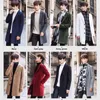 Veste coréenne Winter Slim Fit Automne Outwear Plus taille 5xl Woolen Long Coat Men Trench Coats 201114 S
