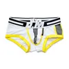 Male underwear underpants gay low rise ropa interior hombre mesh breathable underwear men s boxer boxershort solid calzoncillos LJ201110