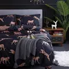 LOVINSUNSHINE Copripiumino King Size Queen Size Set consolatore Set biancheria da letto con stampa leopardata AB # 196 Y200111188I