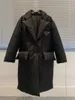 20fw女性のジャケットダウンパーカーロングコート冬スタイルBetlコルセットレディスリムファッションジャケットポケットアウトサイズの暖かいコートサイズs-l