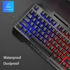 New Mechanical Gaming Keyboards Mouse Combos Fully Programmable Usb Wired Keypad With luminescent Backlight Computer Keyboard336o