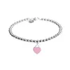 Heart Love Halsband Armband för man Kvinna Halsband Armband Fashion Chain Brand Jewelry 3 Color234N