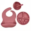 poche à salive vaisselle bébé en silicone a44