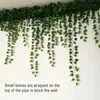 偽の葉の緑の人工ガーランドぶら下がっている植物の植物のつる、家庭の庭の結婚式の壁のパーティーの部屋の装飾の装飾的な花