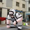 American Football Inflatable Player With LED Strip Inflatables Seafood Inflatables Balloon With Blower For City Parade Decoration