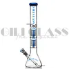 18 Zoll Shisha Glasbecher Bong Wasserpfeife Dab Rig dick mit Matrix Perc Perkolatoren Heady Pipes Bongs Quarz Banger Bohrinseln Bubbler