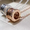 Spring Beaded Necklace Couple Jewelry with Rotating Roman Numerals Pendant Necklace with Woman from Fine Jewelry Q0531