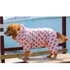 Welsh Corgi Raincoat Jumpsuit Vêtements Vêtements pour chiens imperméables Golden Retriever Veste de pluie Costume Pet Outfit Vêtements de pluie 201109