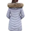 Зимние женщины вниз куртки теплые парки надувные пальто с меховой воротником с капюшоном женская зимняя одежда мода густая тура в 201029