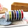 Bande de cerclage en fer, corde colorée pour sac en plastique, 0.4mm, décoration, sangle d'emballage, à vendre, décoration cadeau