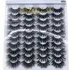 20 Pairs Beauty lashes Natural False Eyelashes Fake lashes long Makeup 3D Mink Eyelashes Eyelash Extension Mink