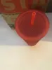 NIEUWE / 2021 Starbucks Matte Rood Oranje Studded Tumbler Cup 24OZ Soft Touch