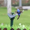 Power Solar Dancing Flying Putterflies Flumbering Vibration Fly Hummingbird Flying Birds Garden Yard Decoration Funny Toys DBC B 18546290