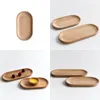 Dishes Plates Solid Mini Oval Wood Tray 18CM Small Wooden Plate Children039s Whole Fruit Dessert Dinner Plate Tableware DB 258677681