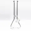 Hookah 9mm tjocka glasbongar 12 '' 14 '' 18 '' Tung bägare bong tjock elefantfog rakt med catcher klassiska rökning vattenrör