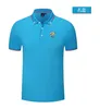 Málaga CF camisa POLO masculina e feminina brocado de seda manga curta esportes lapela camiseta logotipo pode ser personalizado