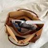 Büyük Örgü Tote çanta 2021 Moda Yeni Yüksek Kaliteli PU Deri Kadın Tasarımcı Çanta Yüksek kapasiteli Omuz Çantaları
