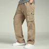 Pantaloni cargo da uomo estate in generale BAGGY esercito Green Pant Workman TACTICAL Pantaloni sciolti da uomo Pantaloni lunghi Plus Size XXXL 4XL 5XL 6XL 201118
