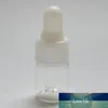 10 Uds 2ml pequeño frasco de vidrio transparente con tapa cuentagotas de vidrio puro pequeña botella cuentagotas de aceite esencial envío gratis