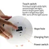 LED Moon Light Control Remote Telecomando USB Sleep Sleep Ricaricabile Creative Dream Table Lampada da sera Colousfully Touch Decor Camera da letto regalo