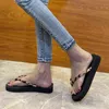 Slippers Leopard Print Dames Platform Home Flip Flops Summer Dames Outdoor Casual Beach Sandals Maat 42 Zapatos de Mujer 220304