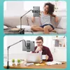 Universal Mobiltelefonhållare Flexibel Justerbar Telefon Clip Lazy Home Bed Desktop Mount Folding Tripod Anti-Shake för 4,7-12,96 tums enhet Stativ Video Fix