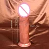 NXY Dildo's 7in Realistische Dildo Got Stimulate Sliding Foreskin Wijfjes Masturbatie Gereedschap Lesbische Volwassen Penis Zuignap Erotische Sex Toy 0105