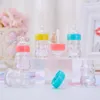 2021 50pcs 6ml Milk Baby Bottle Plastic Lipgloss Empty Tube Cosmetic Novelty Nipple Lip Gloss Packaging Container