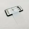 Lege 2D Sublimatie TPU + PC + Glas Mobiele Telefoon Gevallen voor Iphone 13 Mini Pro Max Samsung Note20 S20 Ultra S10 S9 Plus S10E A51 A71 M20 M31 met aluminium Inserts DHL