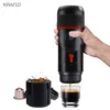 Koffiezetapparaat Potten Talian-Style Home Auto Dual-Purpose Capsule Coffee-Machine Outdoor Draagbare Travel Coffe Machines met USB-kabel en auto-voedingslijn