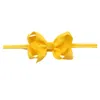 40 pcs boutique 3.5 "Hiar arcos Bebê Meninas Macias Headbands Grosgrain Ribbon Bowknot para crianças recém-nascidas crianças crianças, 20 cores LJ201226