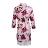 2020 herbst frauen Spitze Schlaf Robe Nachthemd Yukata Dame Rayon Mini Schwangerschaft Nachthemd Kimono Nachtwäsche Bademantel Pijama Mujer