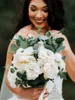 bridesmaid bouquets silk flowers