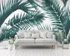 Beibehang custom made modern home background wall 3d wallpaper tropical rainforest plant living room carta da parati