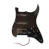 Upgrade Prewired SSH Pickguard Pickups Black WK WVS Pickups Multifunction 7 Way Switch For FD Guitar