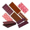 3D-Riegelformen, Polycarbonat-Tablett für Kunststoffformen, feste Schokoladenformen, Bäckerei, Backform, Gebäckwerkzeuge, Q1218295t